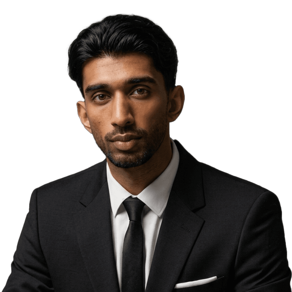 Formal portrait of Robbin Natarajah